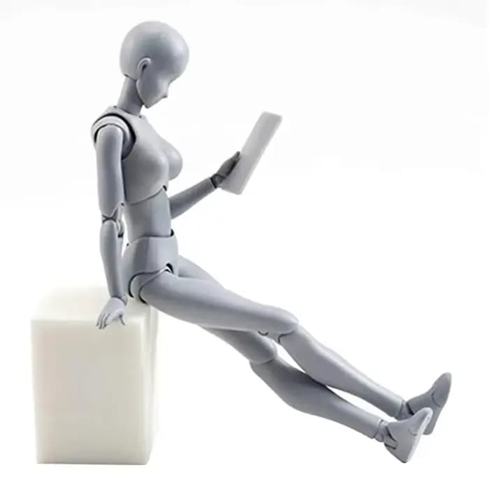 Figurine d'artiste articulée pour la peinture, l'art, l'animation, le dessin, modèle de corps masculin et féminin, mannequin de dessin, jouet