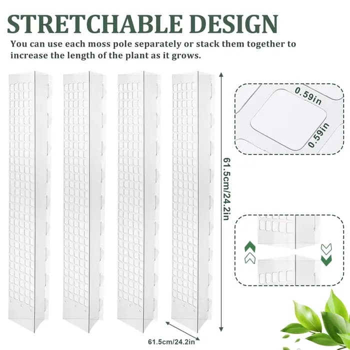 Support de plantes en plastique