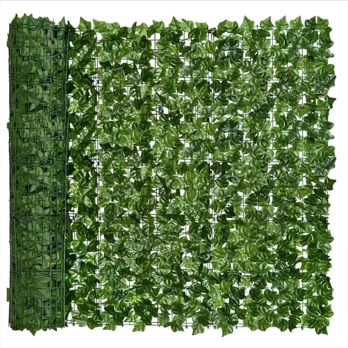 Panneaux de clôture en forme de hierre artificiel