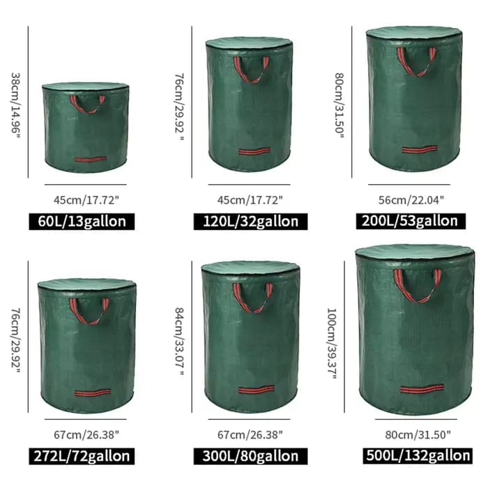 Sac poubelle de jardin PP 60-500L