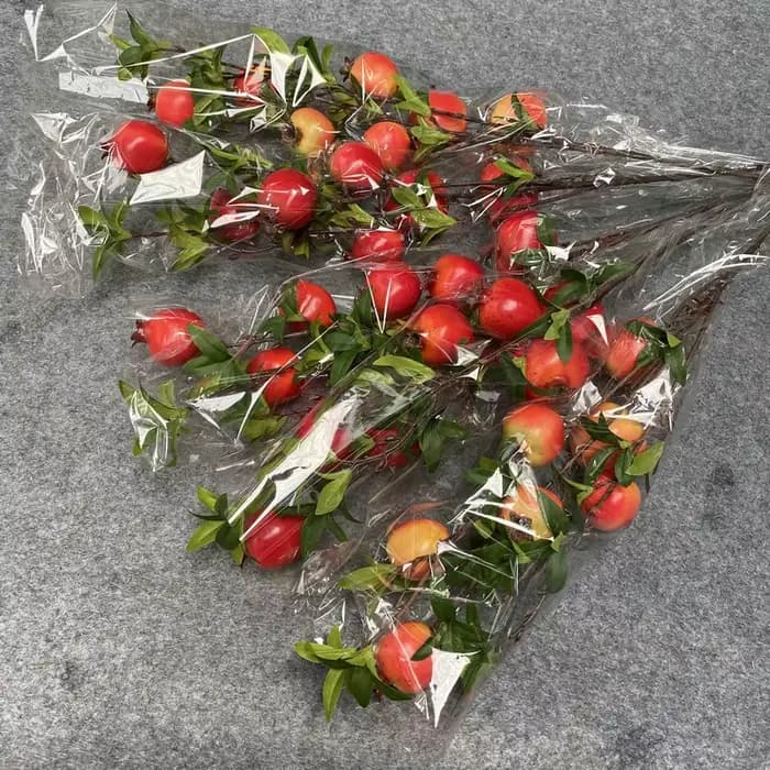 Branche de fruit de grenade artificielle de haute qualité