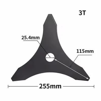 Lame/Kits de débroussailleuse à 3 dents pour différents types