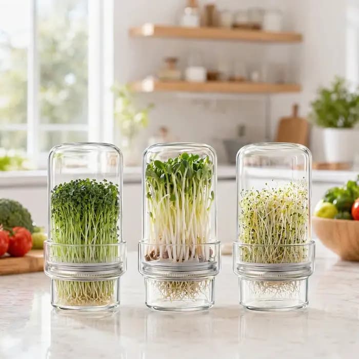 Kit de germination, ensemble de bocaux