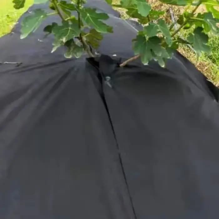 Tissu non tissé noir respirant