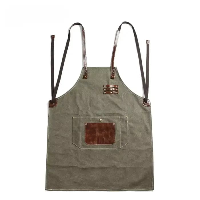 Tablier de jardinage en toile Vintage avec Logo personnalisé