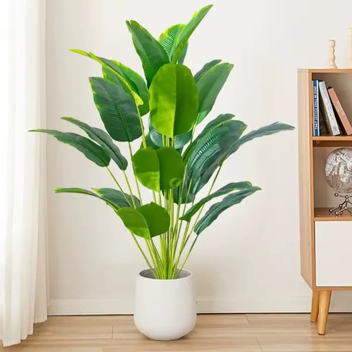 Plantes artificielles grand palmier tropical