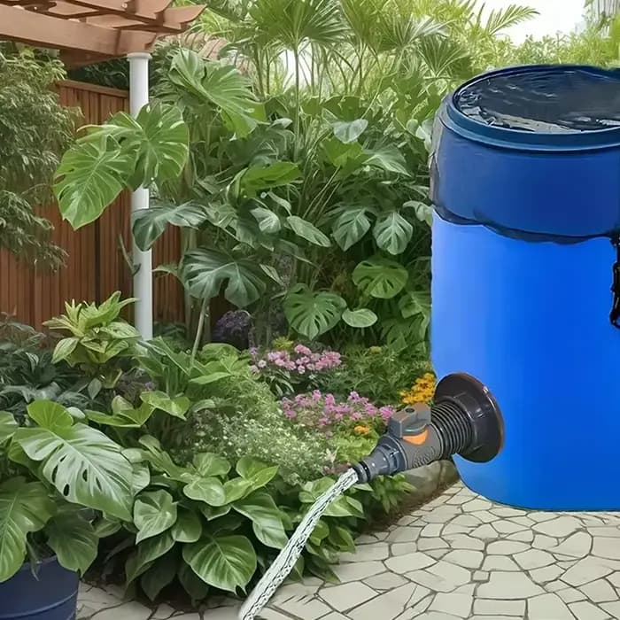 Connecteur de réservoir d'eau avec vanne de commutation