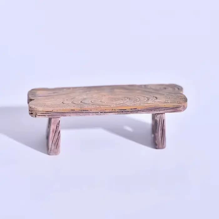 Mini banc de parc en bois