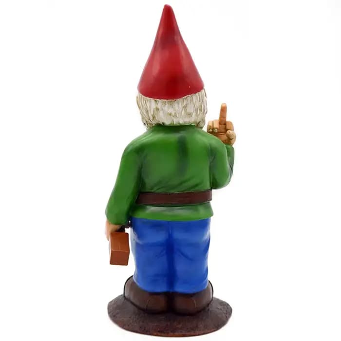 Statue de Gnome de jardin coquine