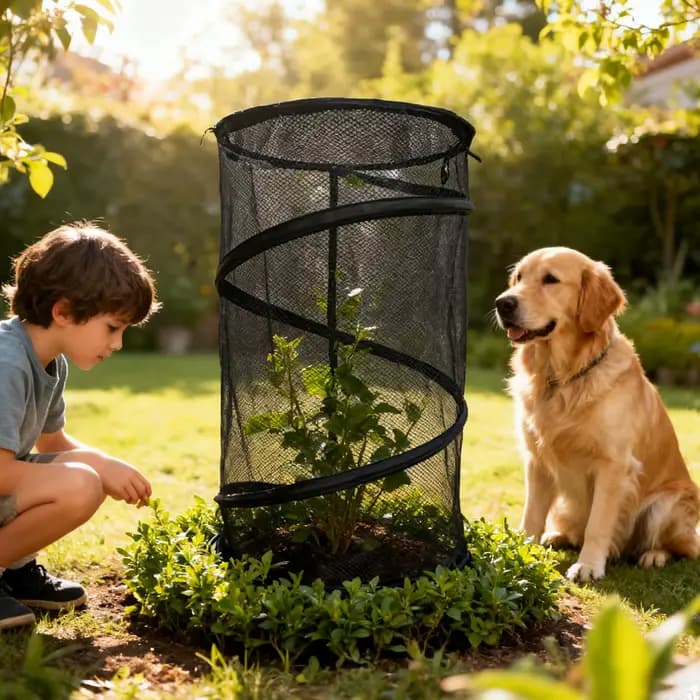 Protection de plantes de jardin réutilisable : Housse