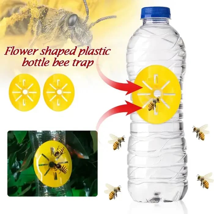Piège à frelons en forme de fleur