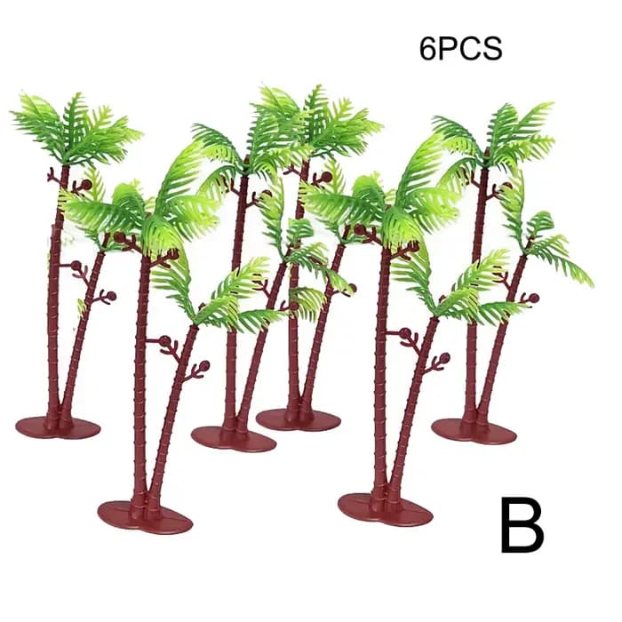 Modèle de simulation de palmier tropical