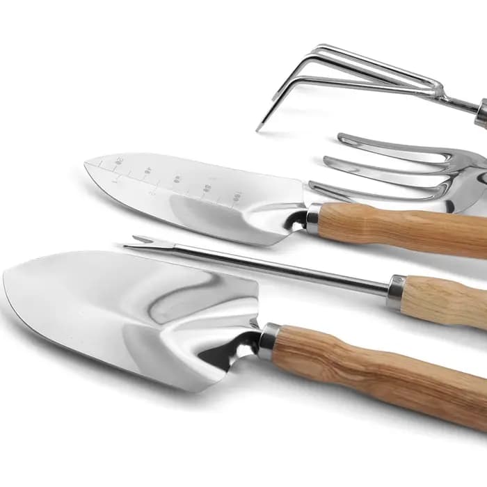 Ensemble d'outils de jardinage professionnels 5 pièces en acier inoxydable