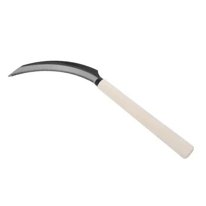 Outil de jardinage manuel à dents de scie pour le désherbage et la récolte