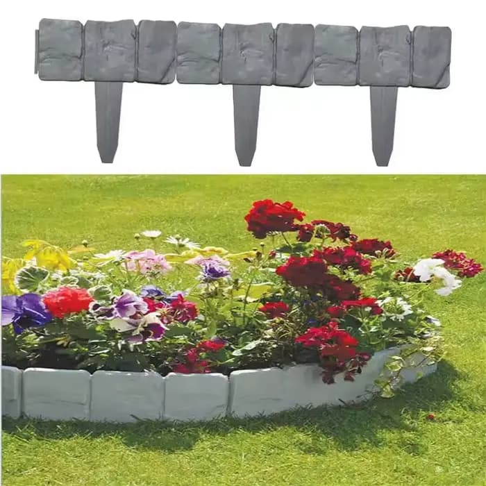 Bordure de clôture de jardin en PP
