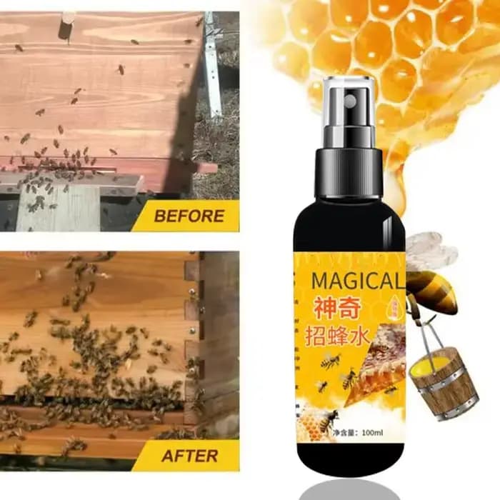 Spray atrayant pour abeilles polyvalent