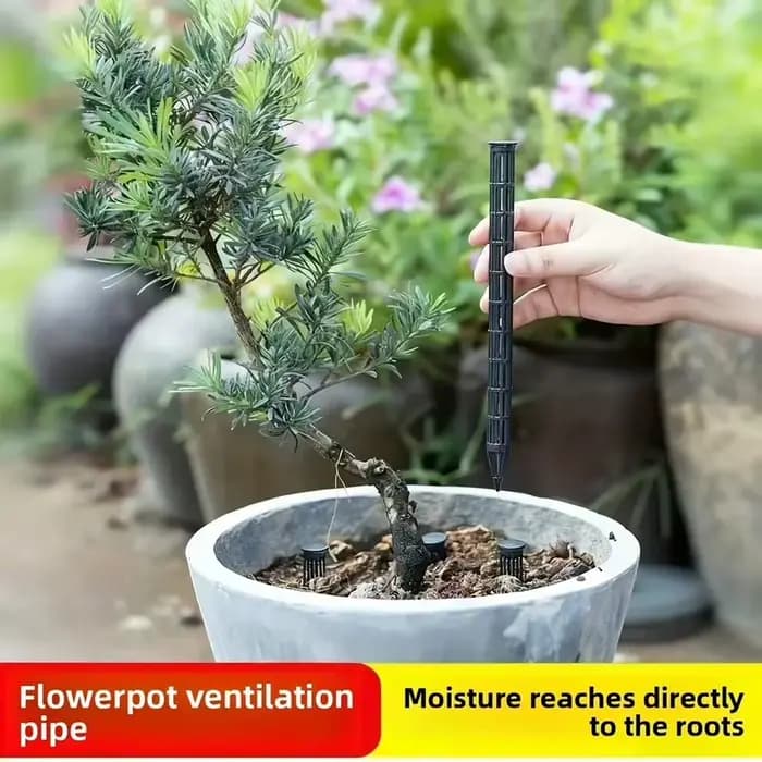 Tubes d'aération pour pots (10/20 pièces) – Empêchent la pourriture des racines et l'irrigation excessive
