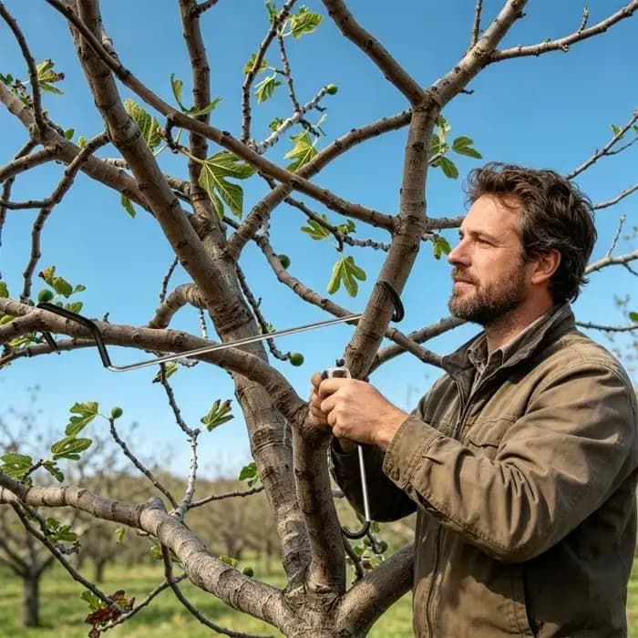 Paquet 24 aides à formation des arbres fruitiers 7 pouces en acier Flexible avec couvercle en plastique souple
