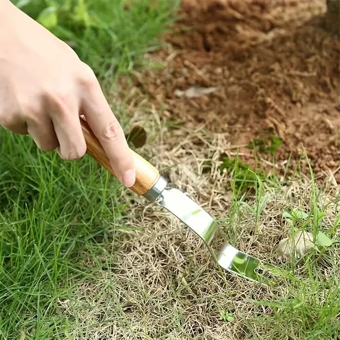 1 tueur de mauvaises herbes ergonomique multifonctionnel en acier inoxydable