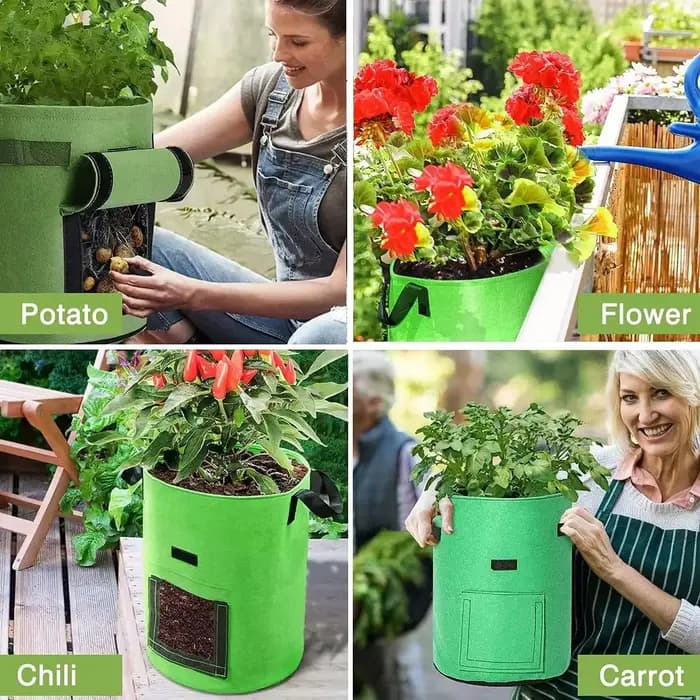 Sacs de culture en feutre pour semis de légumes
