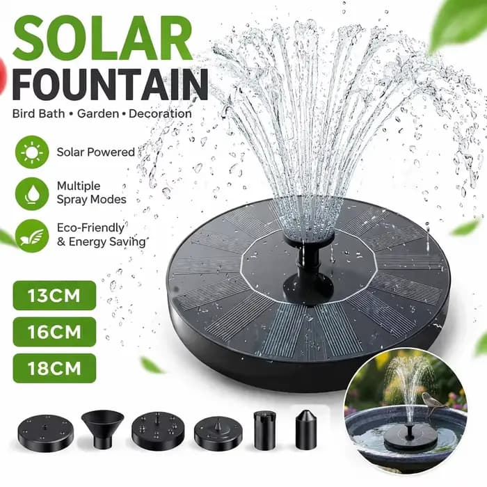 Fontaine solaire d'extérieur