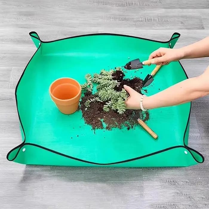 Tapis de jardinage imperméable pour repotage