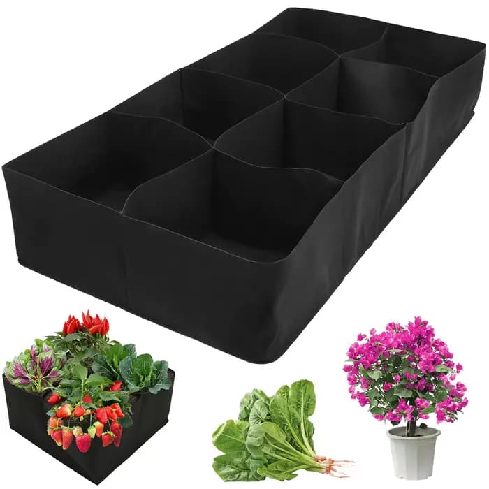 Sac de plantation de jardin à 4/8 grilles