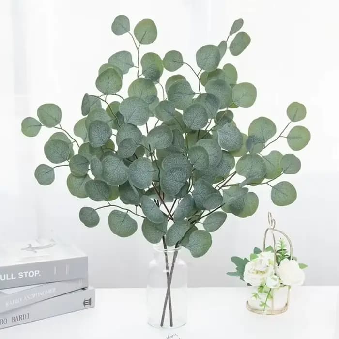 Plantes artificielles feuille d'eucalyptus vigne maison Vase mariage jardin saint valentin arc extérieur