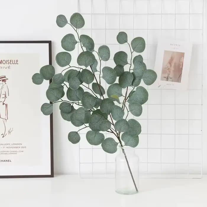 Plantes artificielles feuille d'eucalyptus vigne maison Vase mariage jardin saint valentin arc extérieur