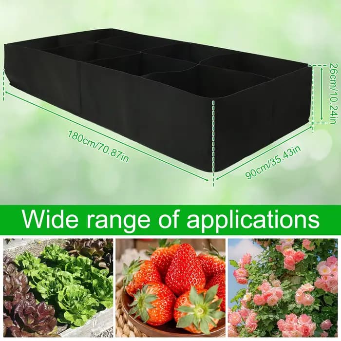 Sac de plantation de jardin à 4/8 grilles