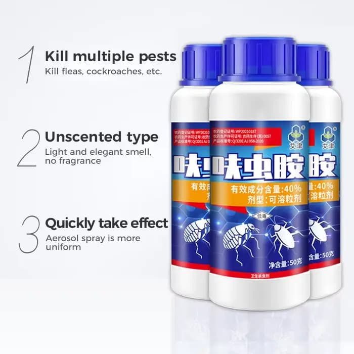 Produit professionnel de lutte antiparasitaire 40 Dinotefuran SG contre les punaises de lit