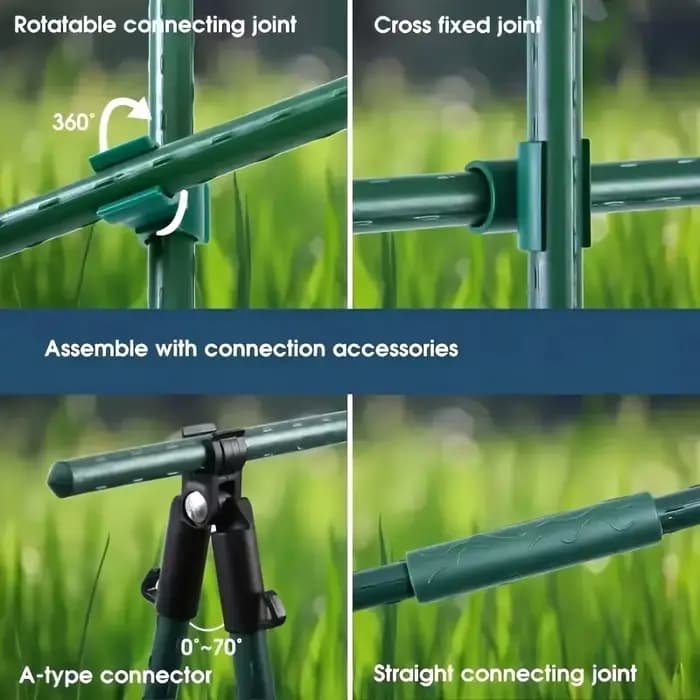 30 tiges de support épaisses pour plantes de tomates