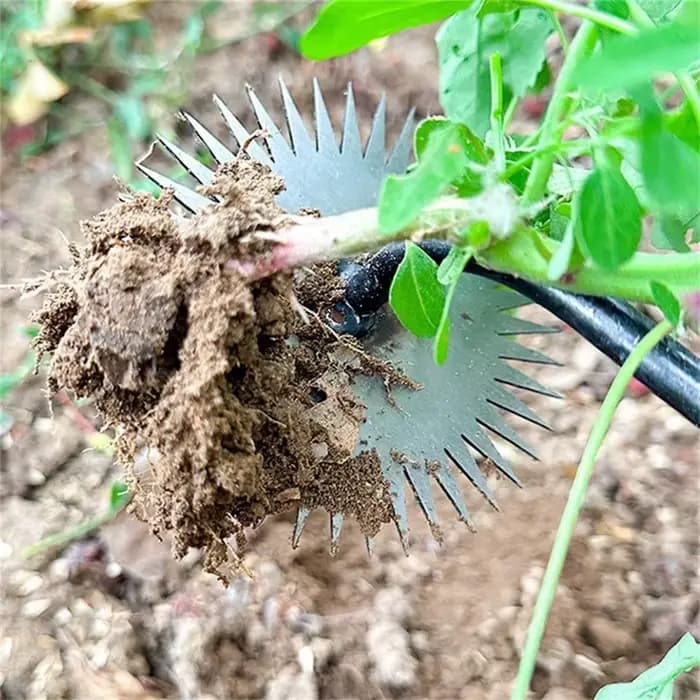 Outil manuel de désherbage pour pelouse et jardin