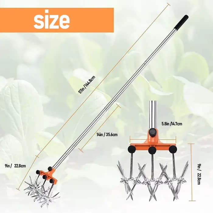 Outil de cultivateur rotatif manuel