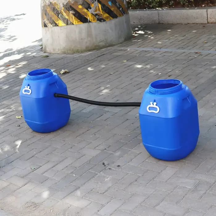 Kit de tuyau de dérivation d'eau de pluie 3/4 pour connecter deux fûts à l'eau et optimiser la réutilisation
