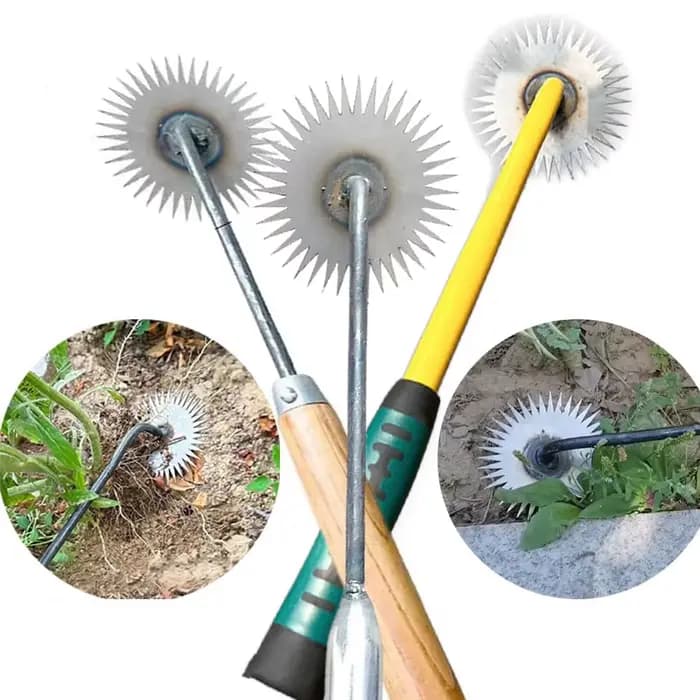Outil manuel de désherbage pour pelouse et jardin