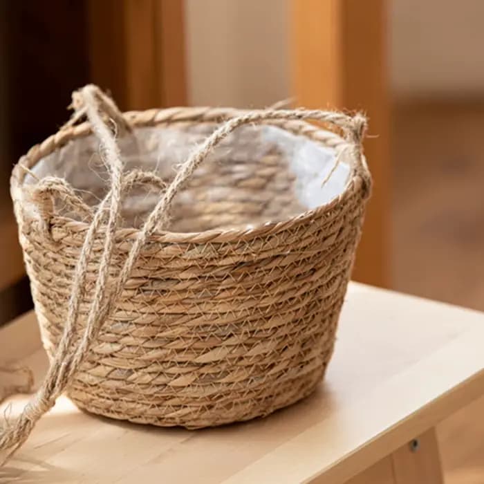 Jardinière suspendue de style rustique