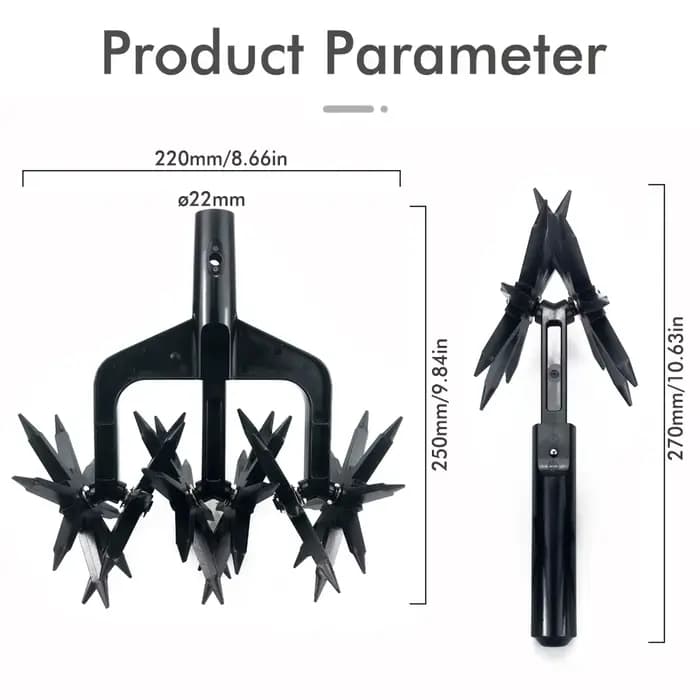 Motoculteur rotatif de jardin