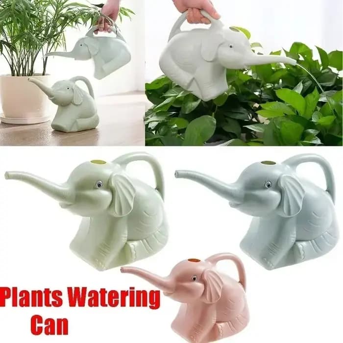 Arrosoir en plastique en forme d'éléphant