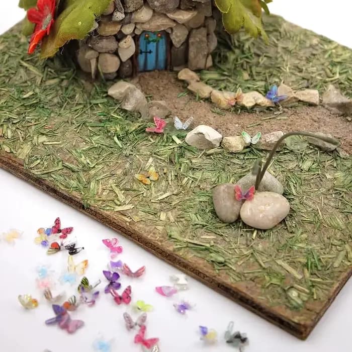 10/30/50pcs minuscules papillons mélangés miniatures-ornement de jardin féerique