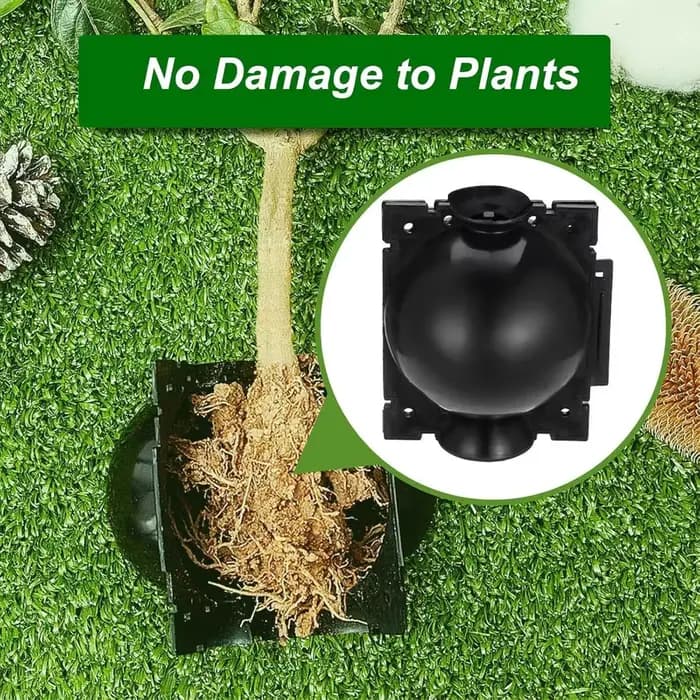 Boule de culture de racines de plantes réutilisables