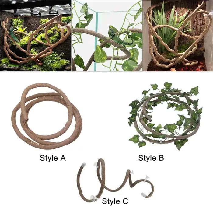 Végétation artificielle pour terrarium
