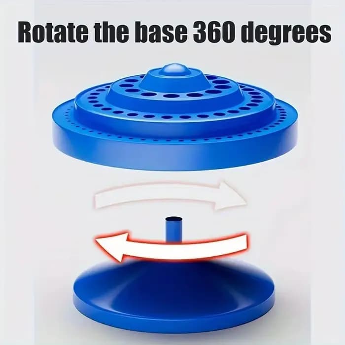 Support de rangement rotatif pour embouts