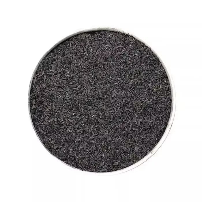 Coquille de riz charbon de bois