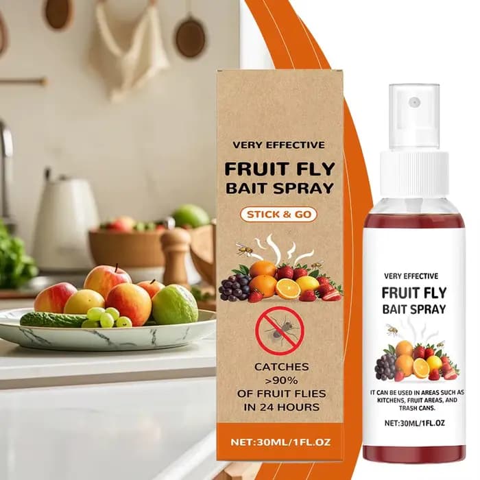 Spray pour mouches de fruits de cuisine