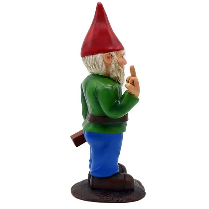 Statue de Gnome de jardin coquine