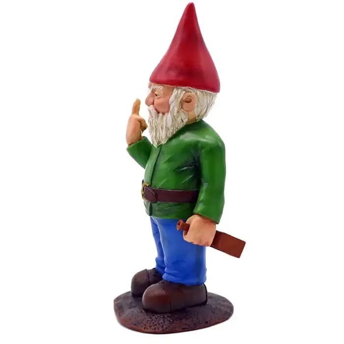 Statue de Gnome de jardin coquine