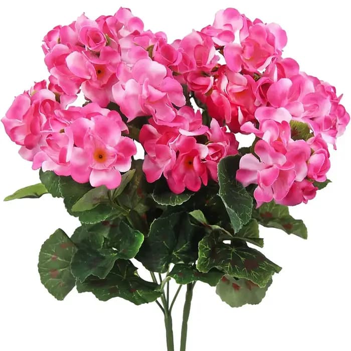 Fleurs artificielles bégonia fleur mariage nuptiale bouquets maison chambre table jardin extérieur bonsaï décorations bricolage festival couronnes