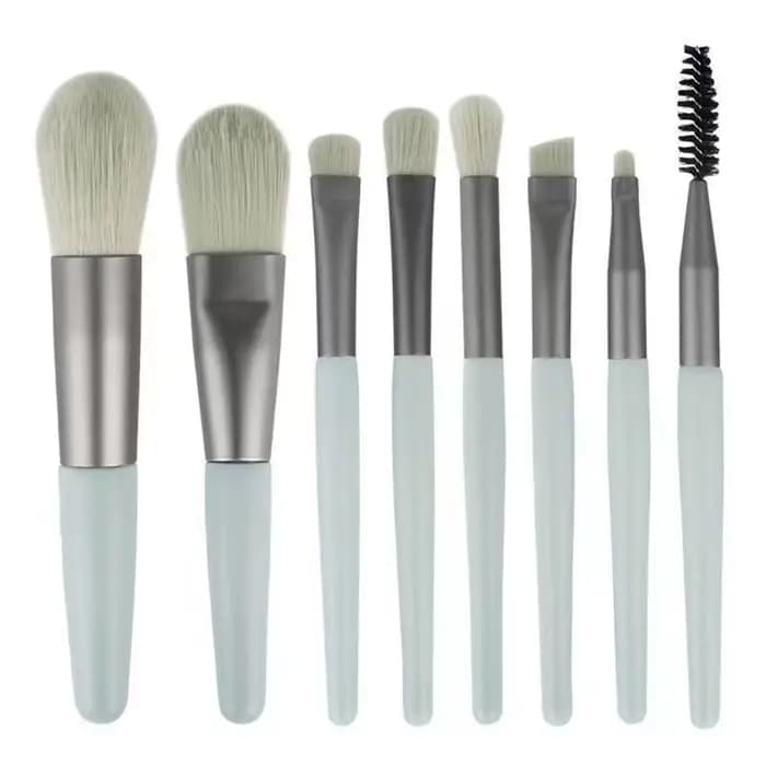 Ensemble de pinceaux de maquillage doux et moelleux, 8 pièces, pour fond de teint, Blush, poudre, fard à paupières, mélange Kabuki, outil de beauté