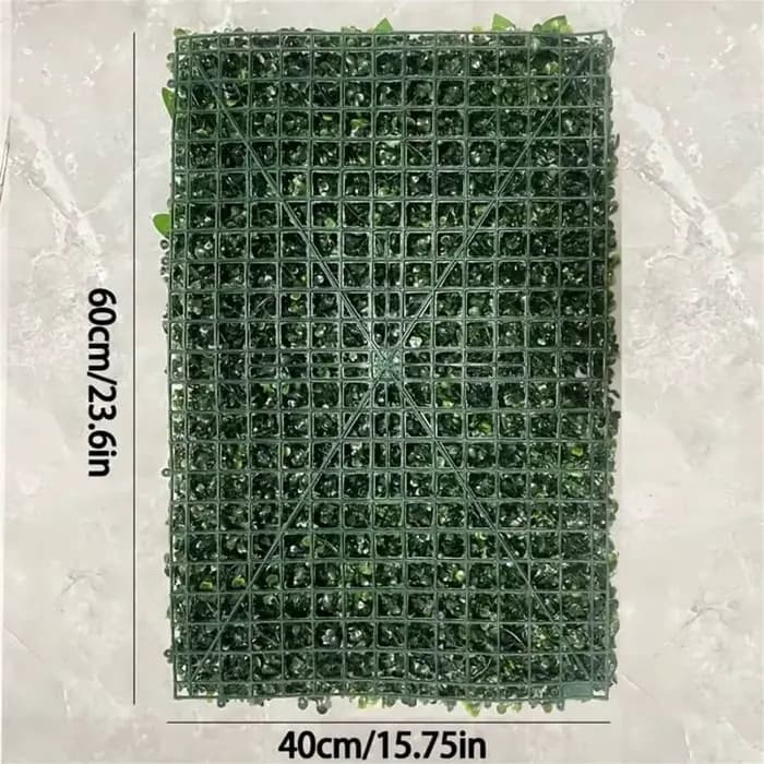 Panneaux muraux verts artificiels